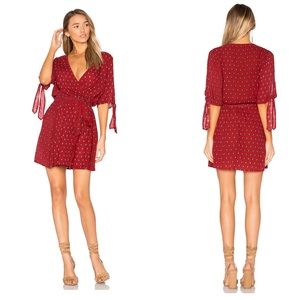 Faithful the Brand Osolo Dress in Red Venice A51